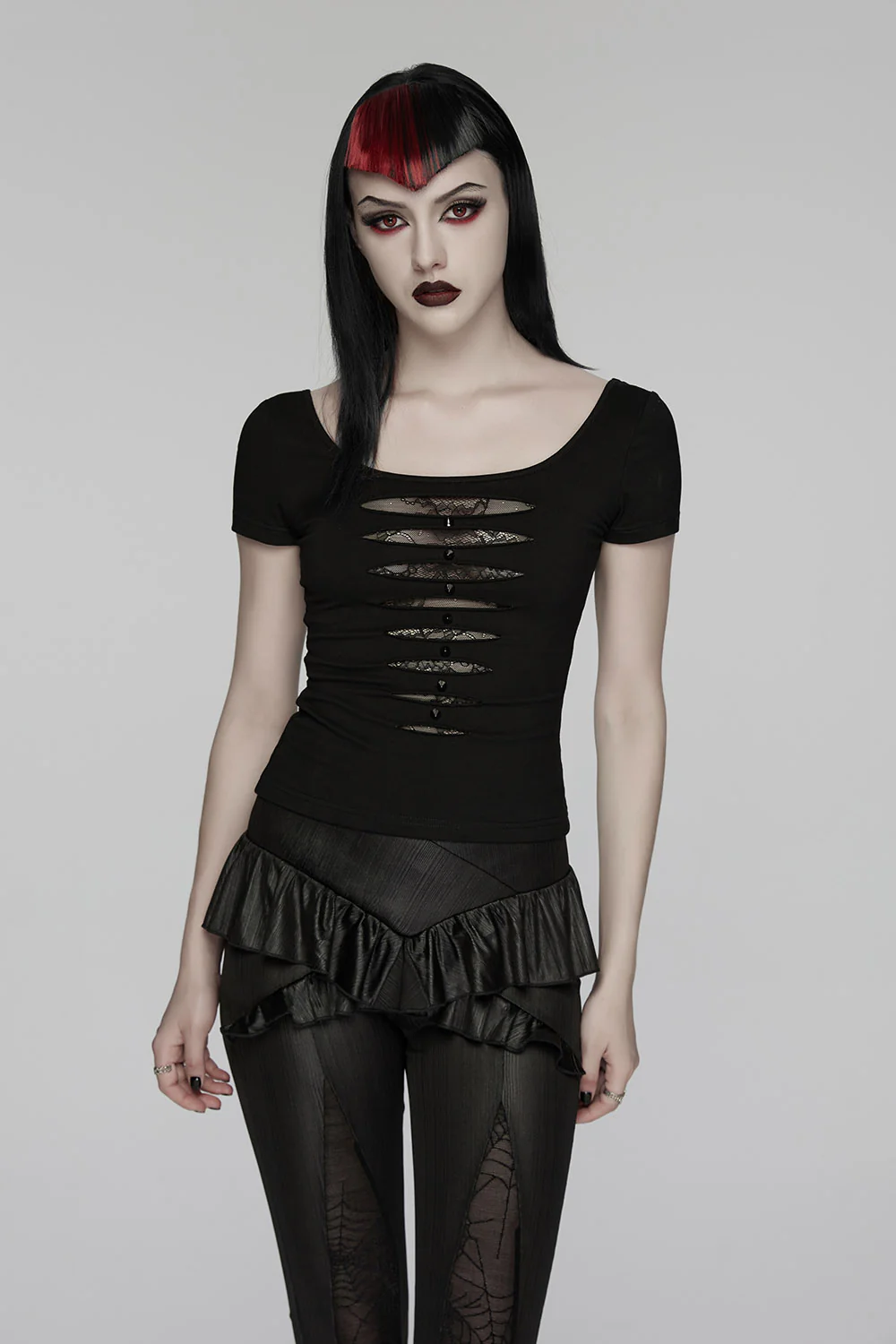 Moonlace Shredded Cotton Top - Image 3