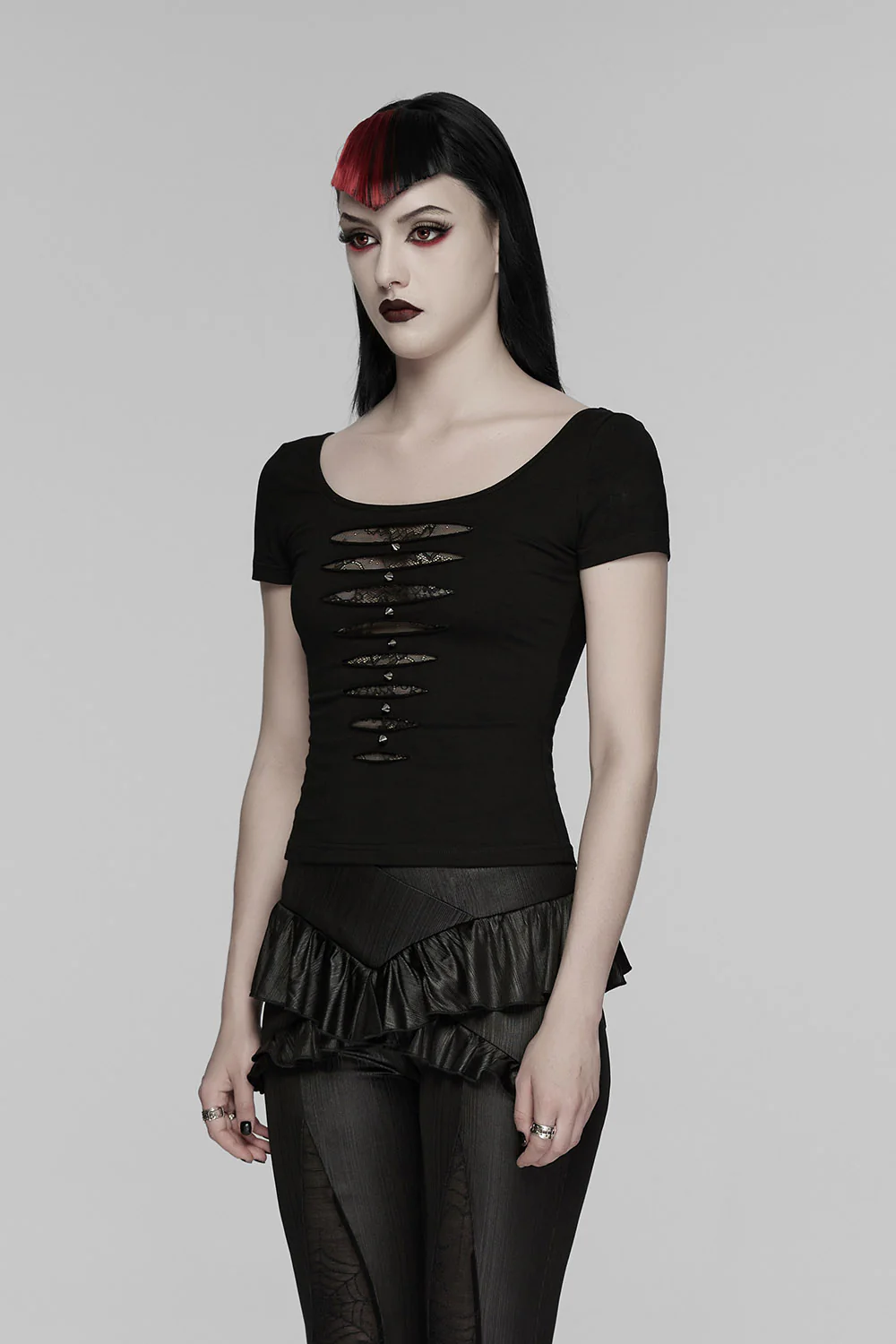 Moonlace Shredded Cotton Top - Image 4