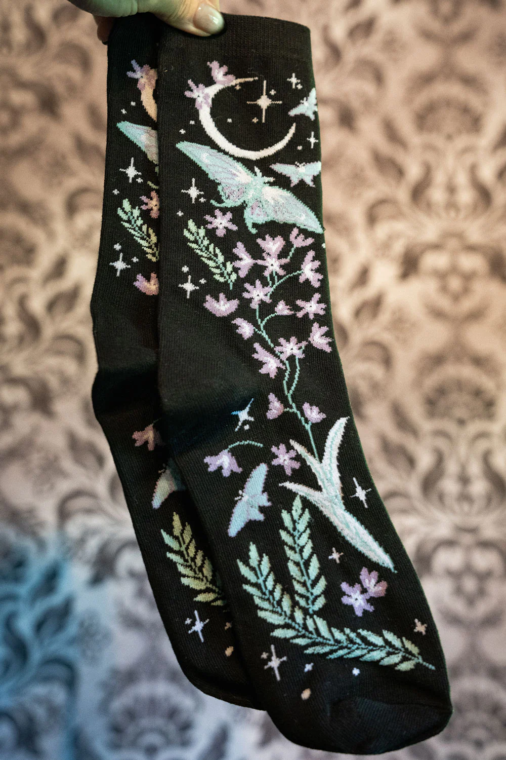 Moonpetal Luna Moth Socks - Image 3