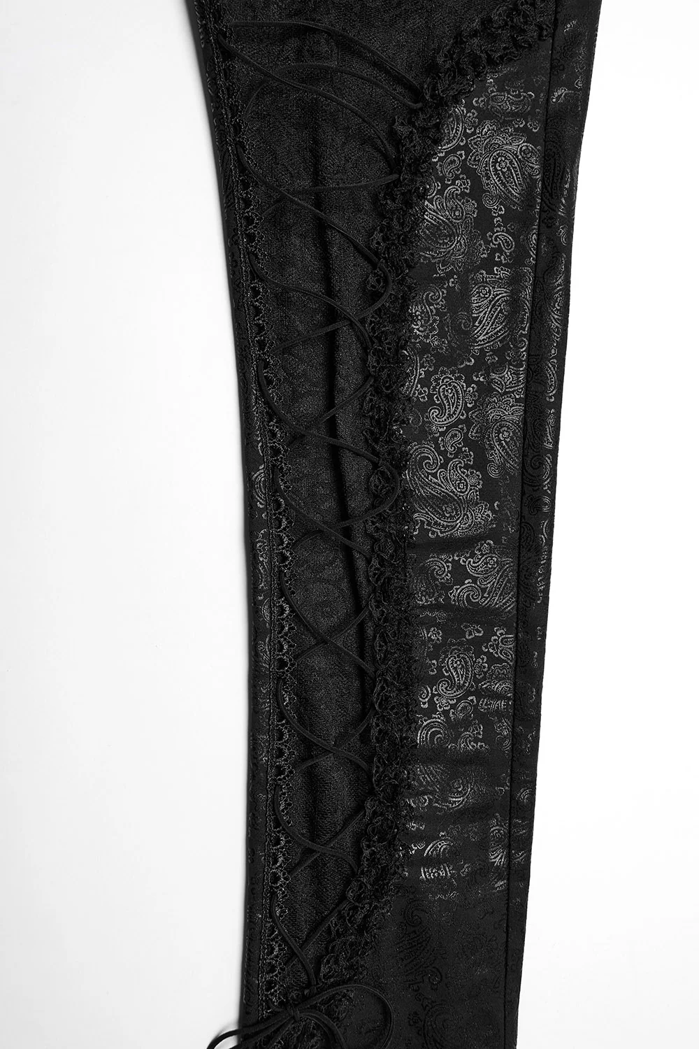 Moonsorrow Lace-Up Gothic Skinny Pants - Image 8