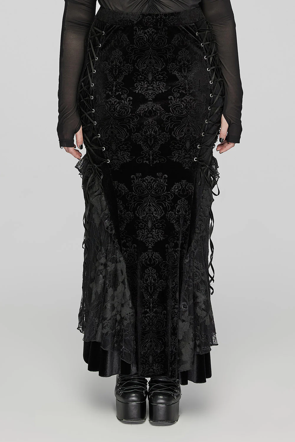 Morbidden Mermaid Maxi Skirt