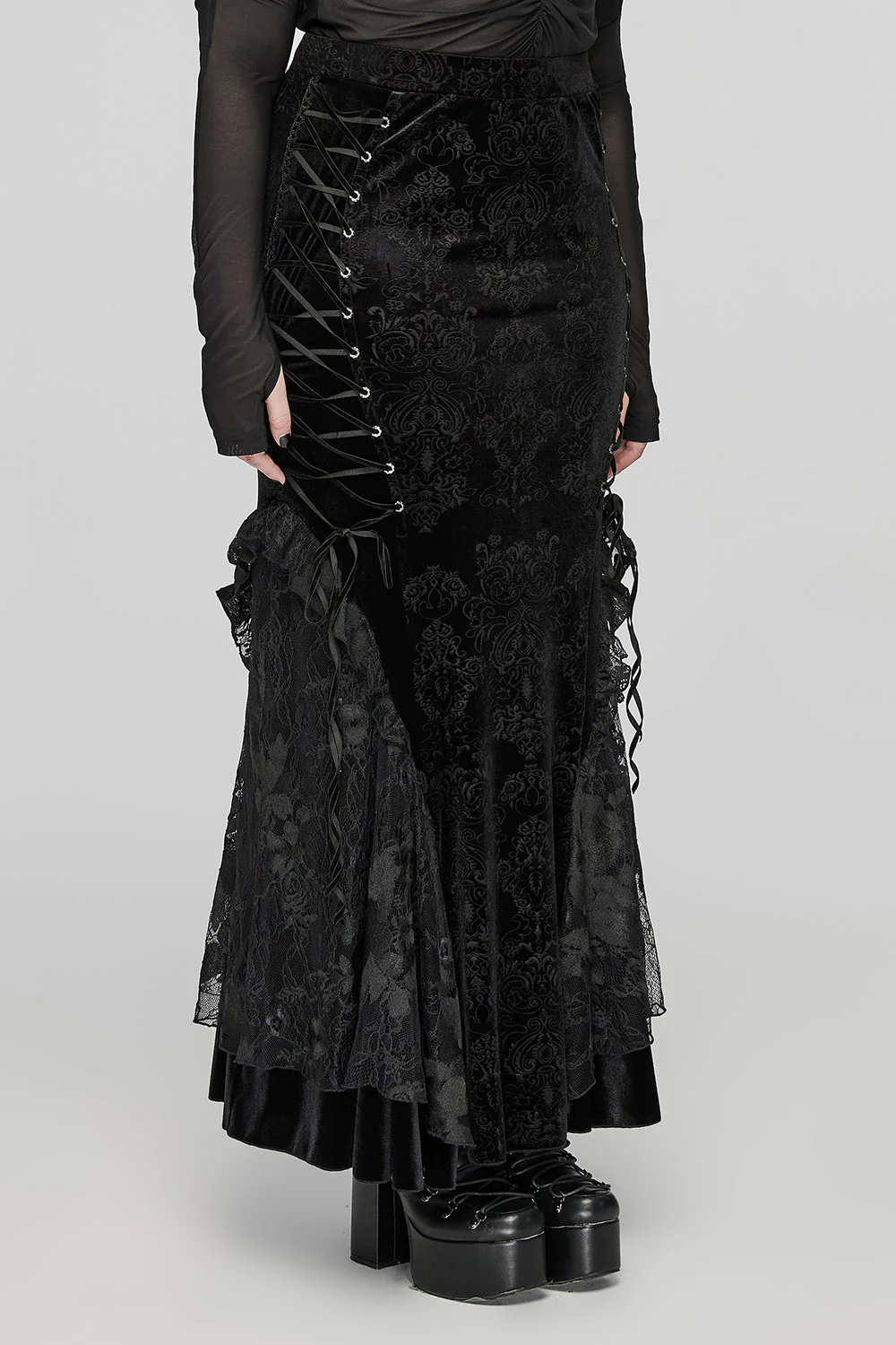 Morbidden Mermaid Maxi Skirt - Image 4