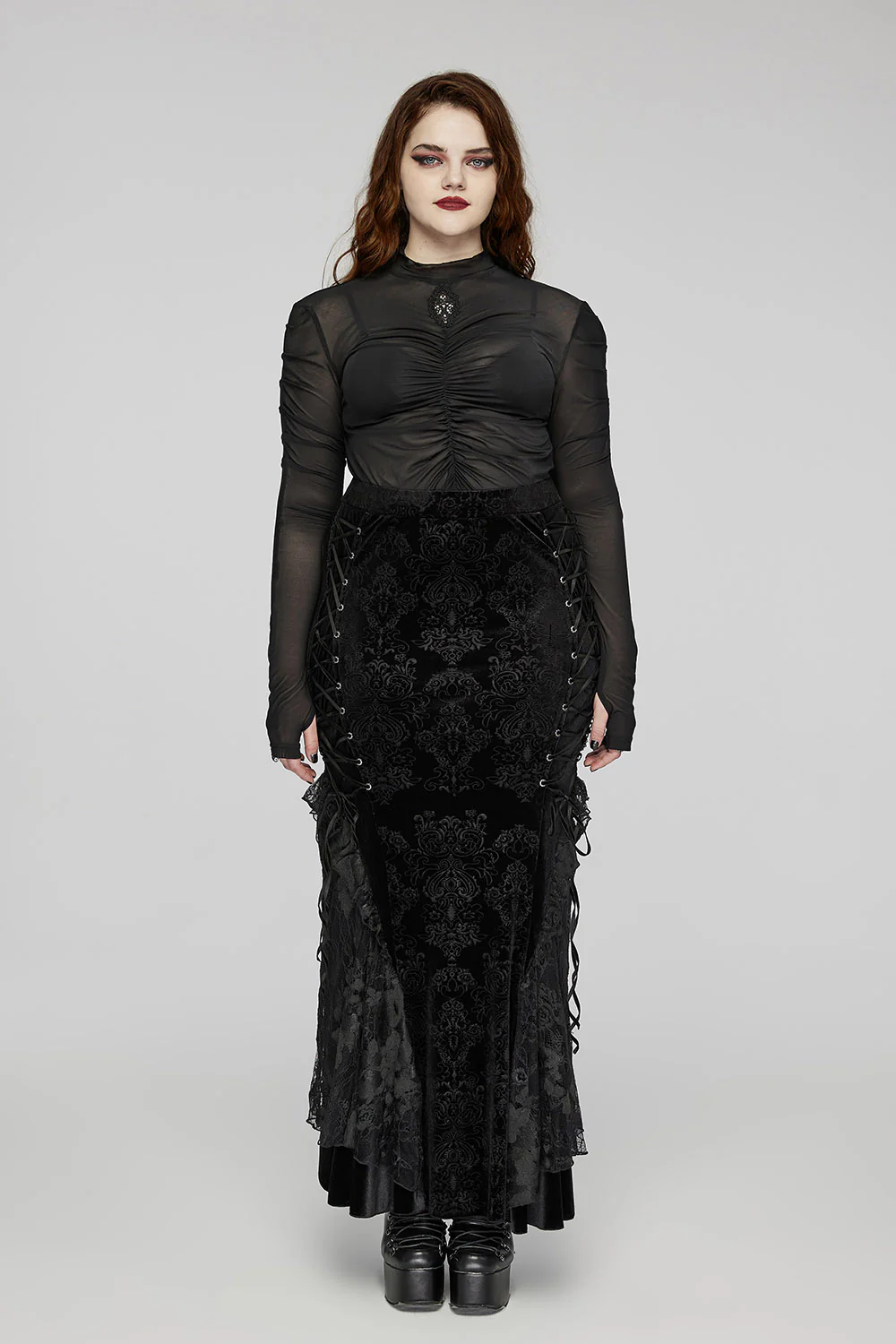 Morbidden Mermaid Maxi Skirt - Image 6