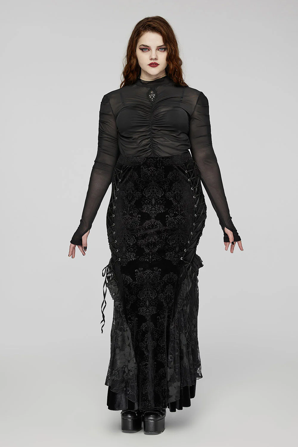 Morbidden Mermaid Maxi Skirt - Image 8