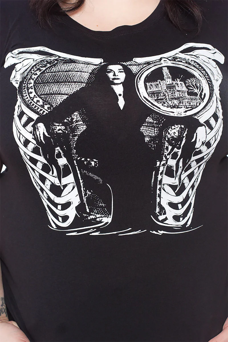 Morticia Addams Women's Tee - Image 4