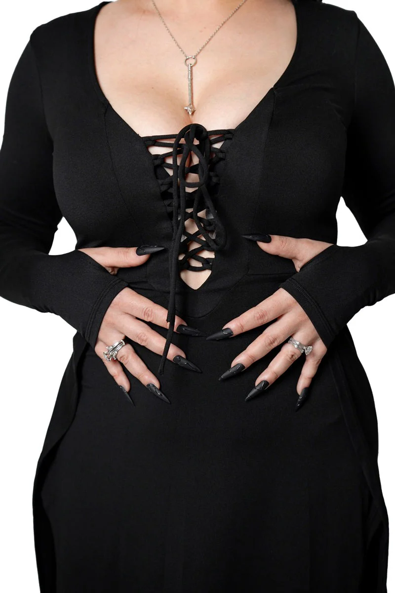 Morticia Maxi Dress - Image 2