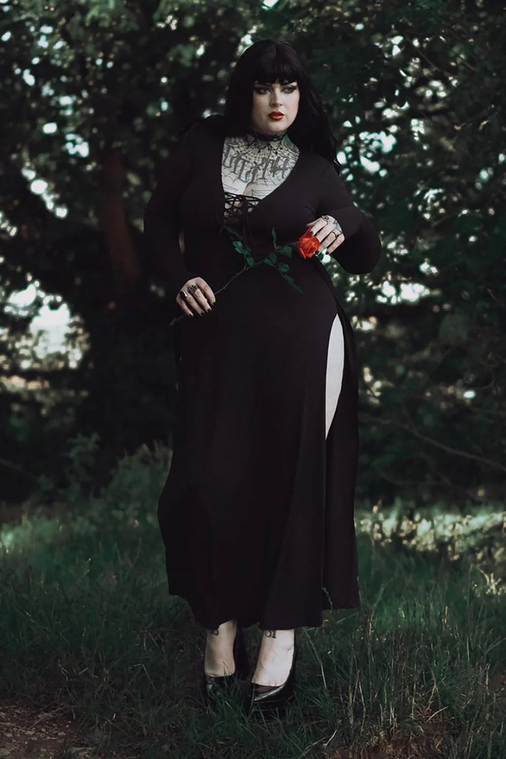 Morticia Maxi Dress - Image 4
