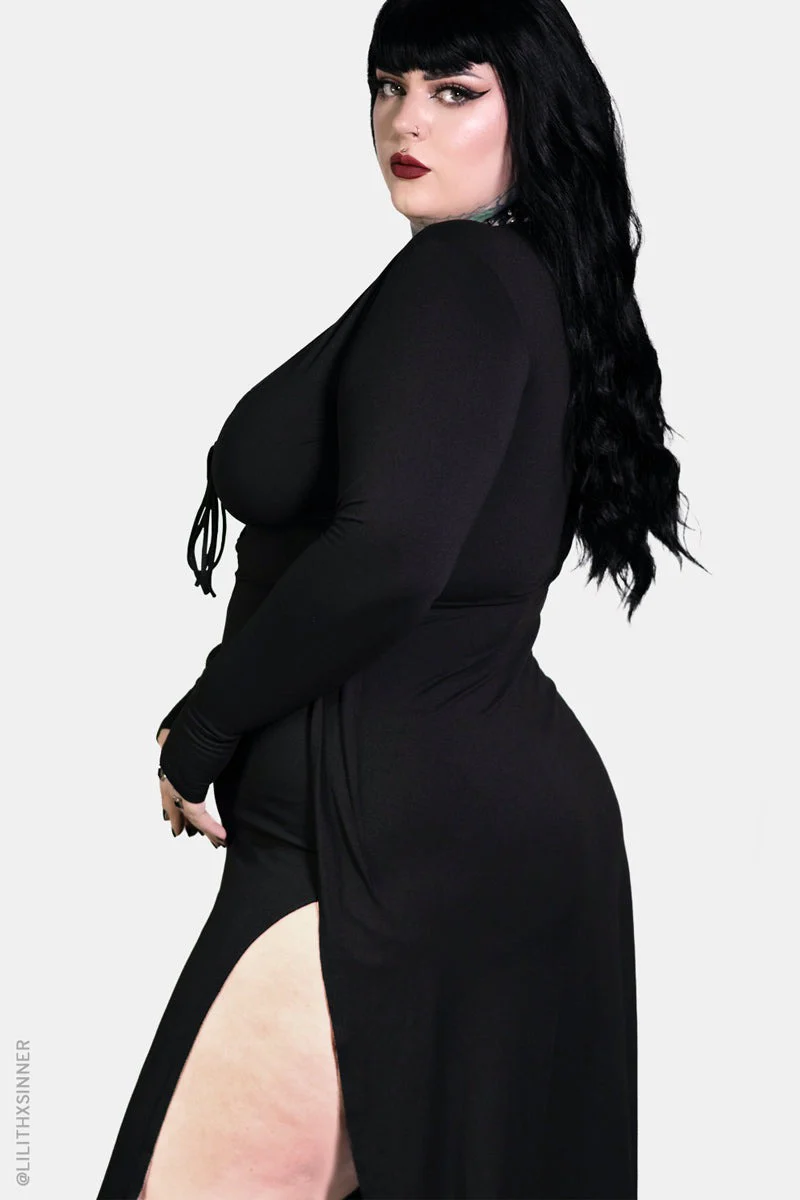 Morticia Maxi Dress - Image 5