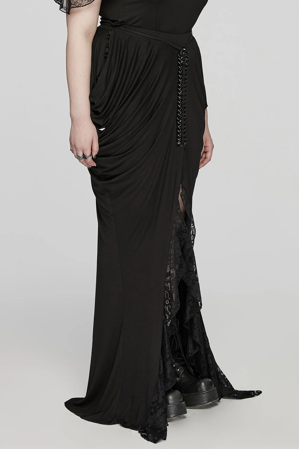 Morticia Mermaid Maxi Skirt [Plus Size] - Image 3