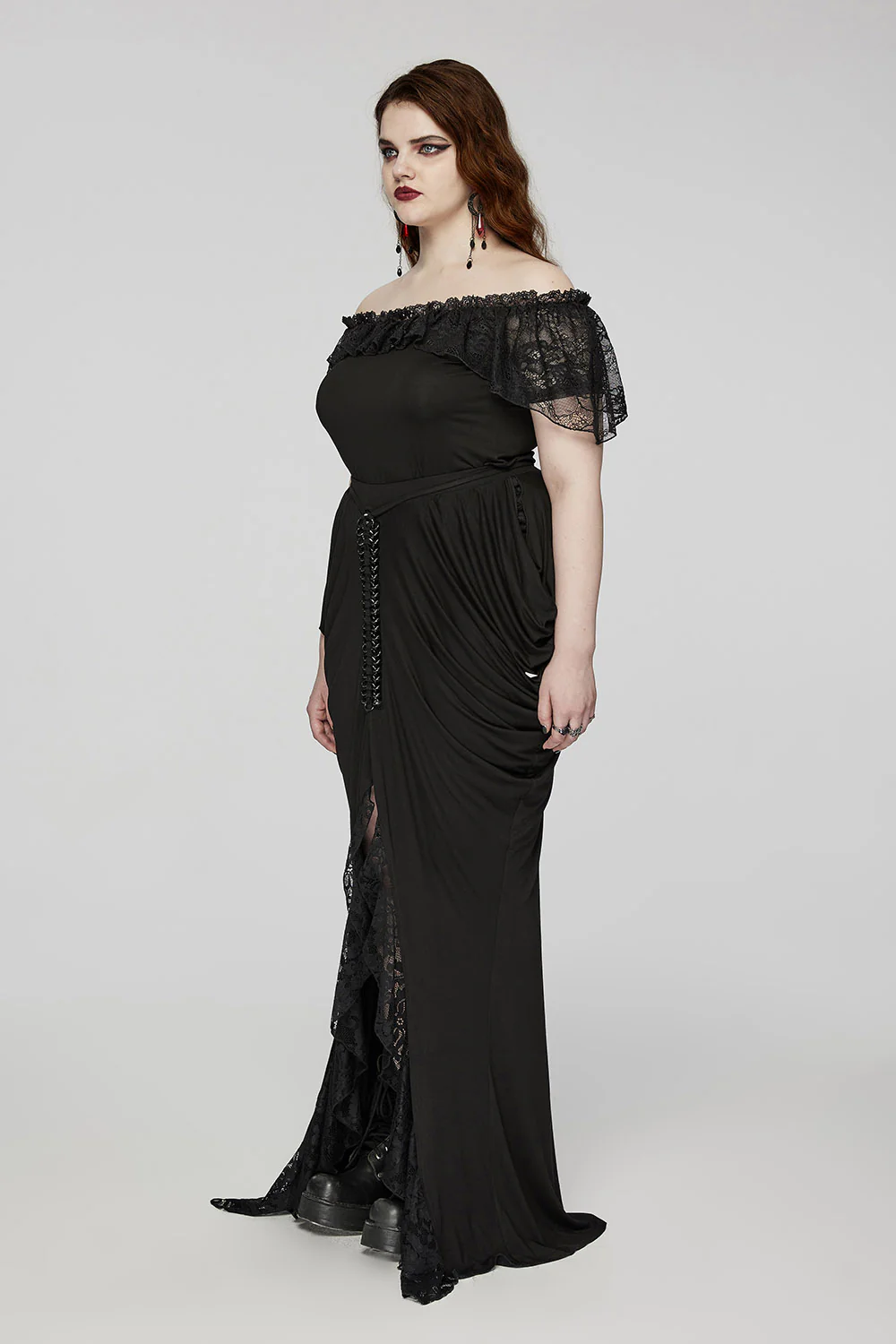Morticia Mermaid Maxi Skirt [Plus Size] - Image 6