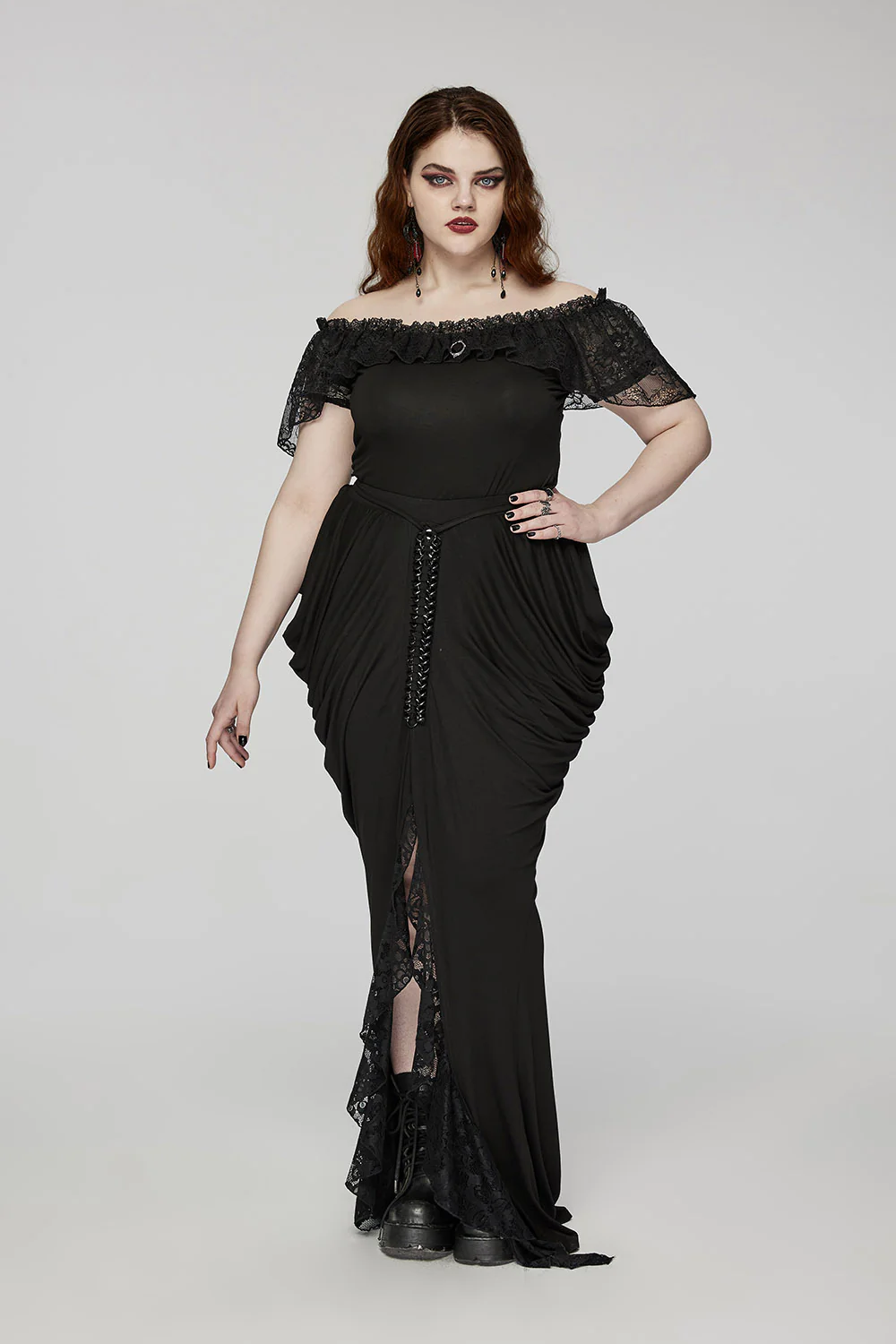 Morticia Mermaid Maxi Skirt [Plus Size] - Image 8