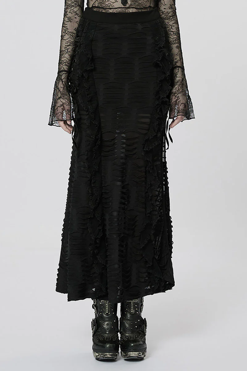 Mortician Maxi Slit Skirt - Image 3