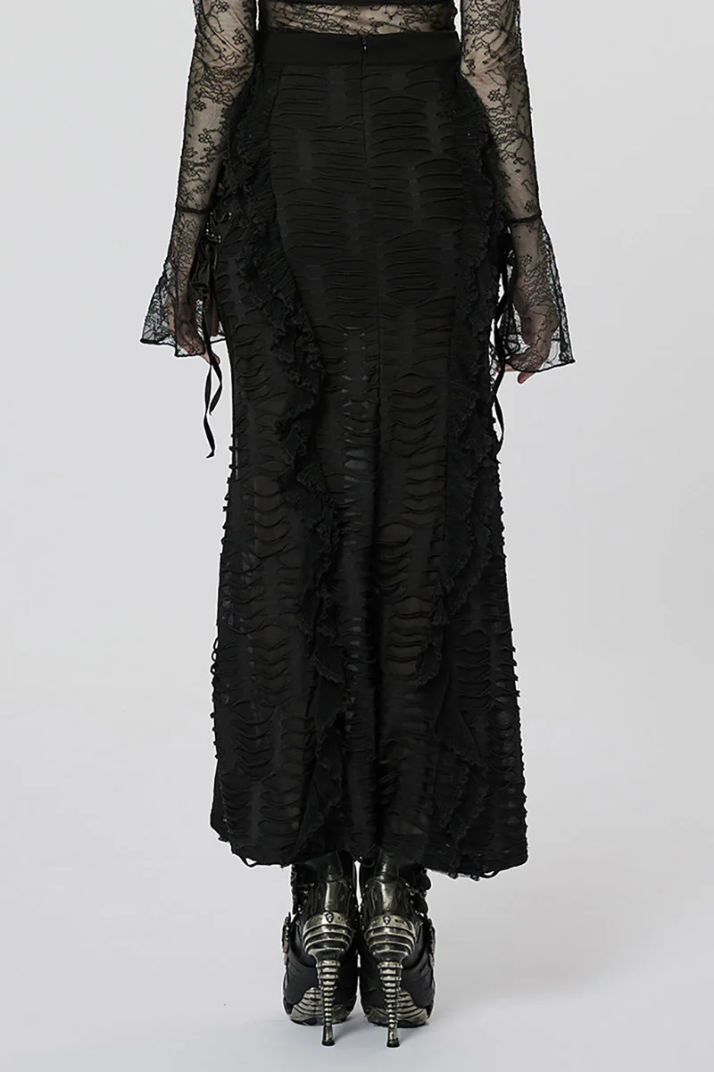 Mortician Maxi Slit Skirt - Image 4