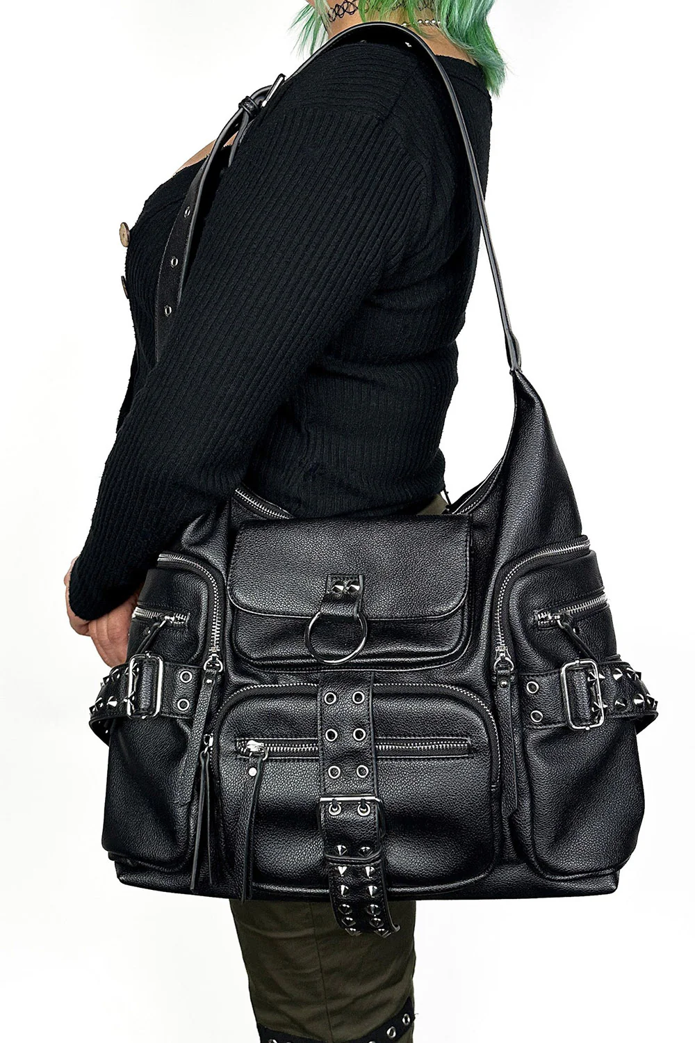 Moto Utility Slouch Bag - Image 5