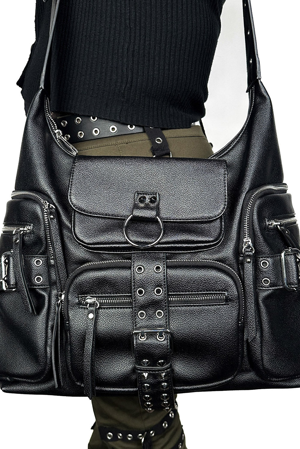 Moto Utility Slouch Bag - Image 6