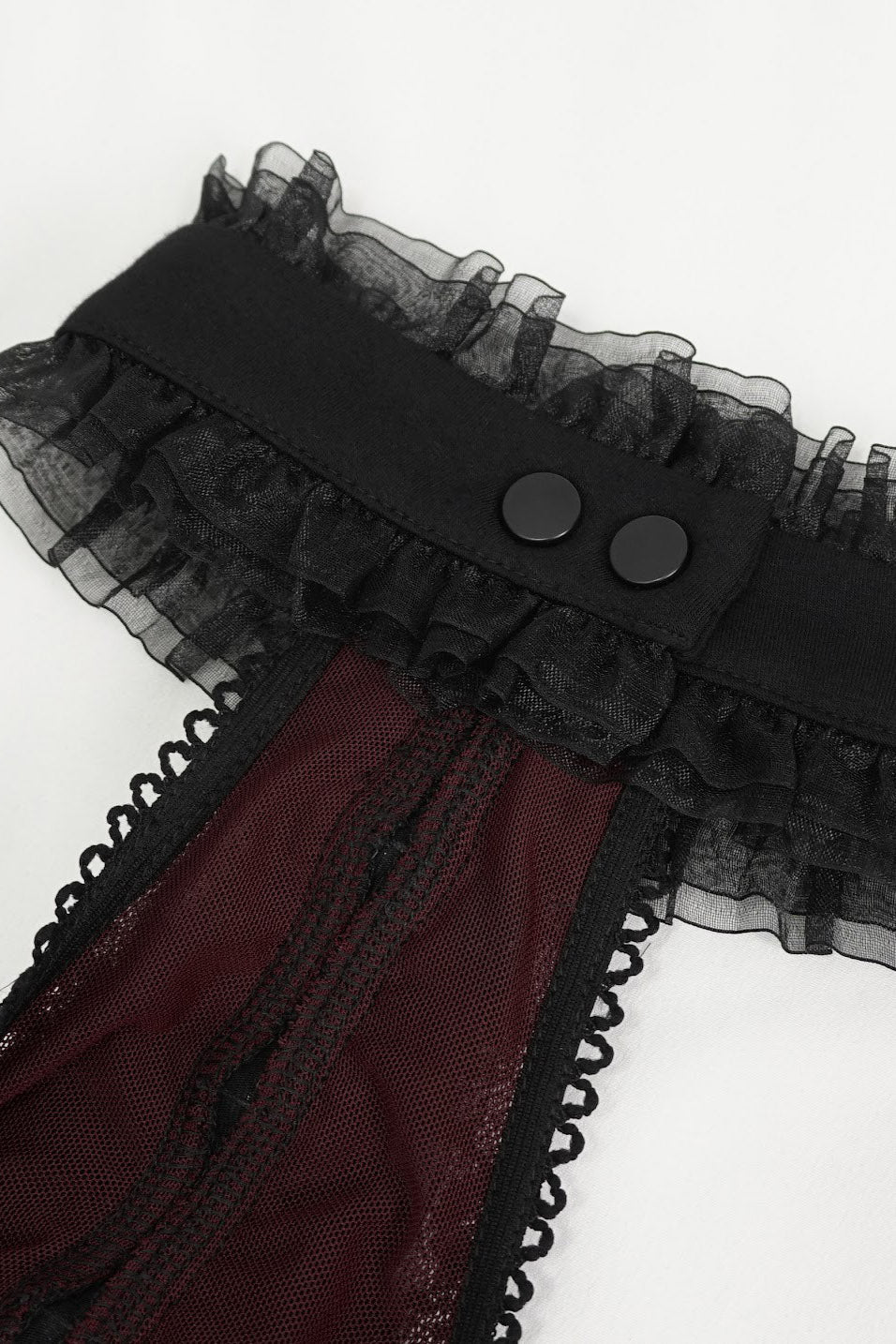 Mulberry Wine Off the Shoulder Blouse - Image 9