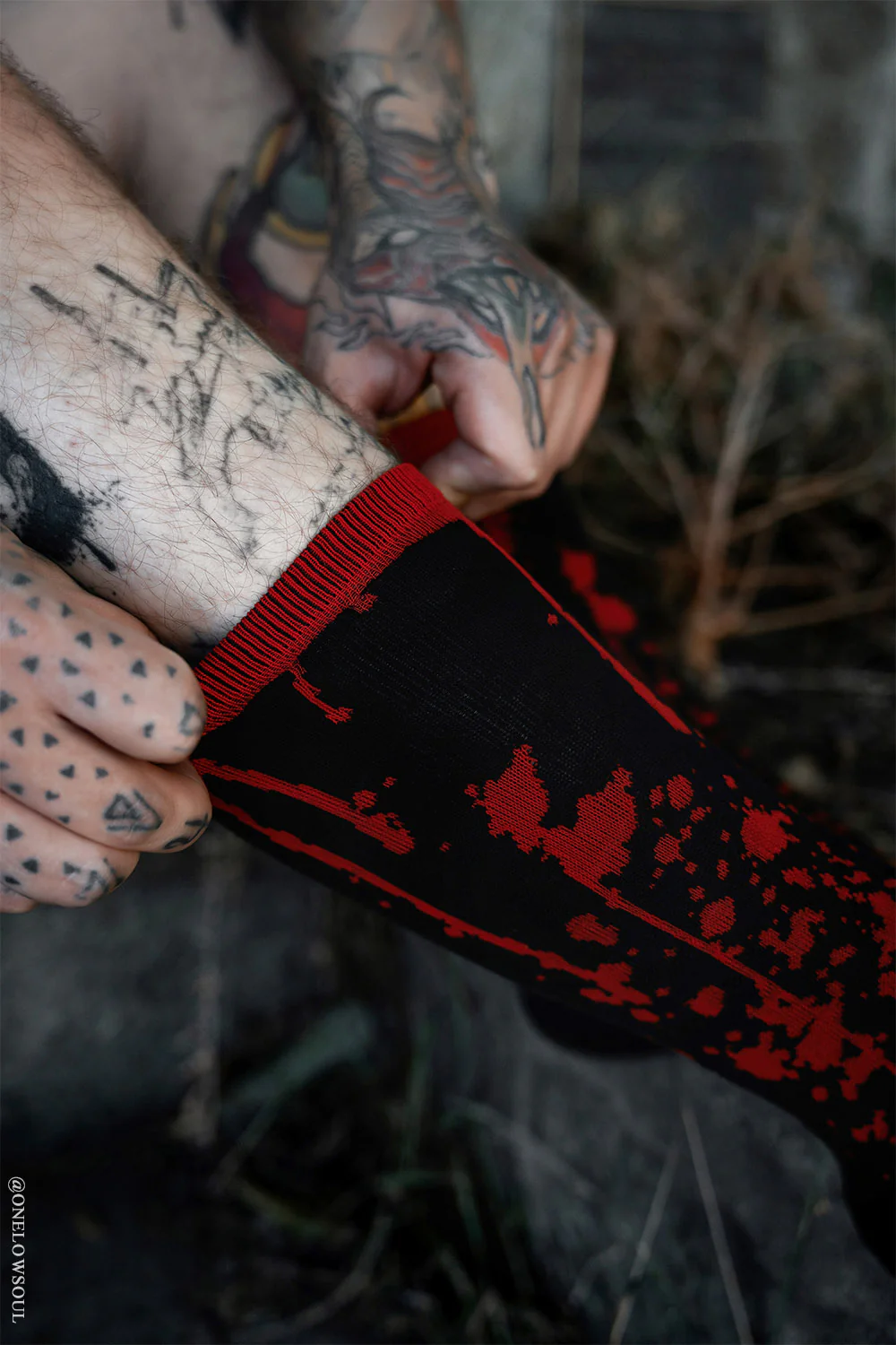 Murder Mystery Blood Splatter Socks - Image 4
