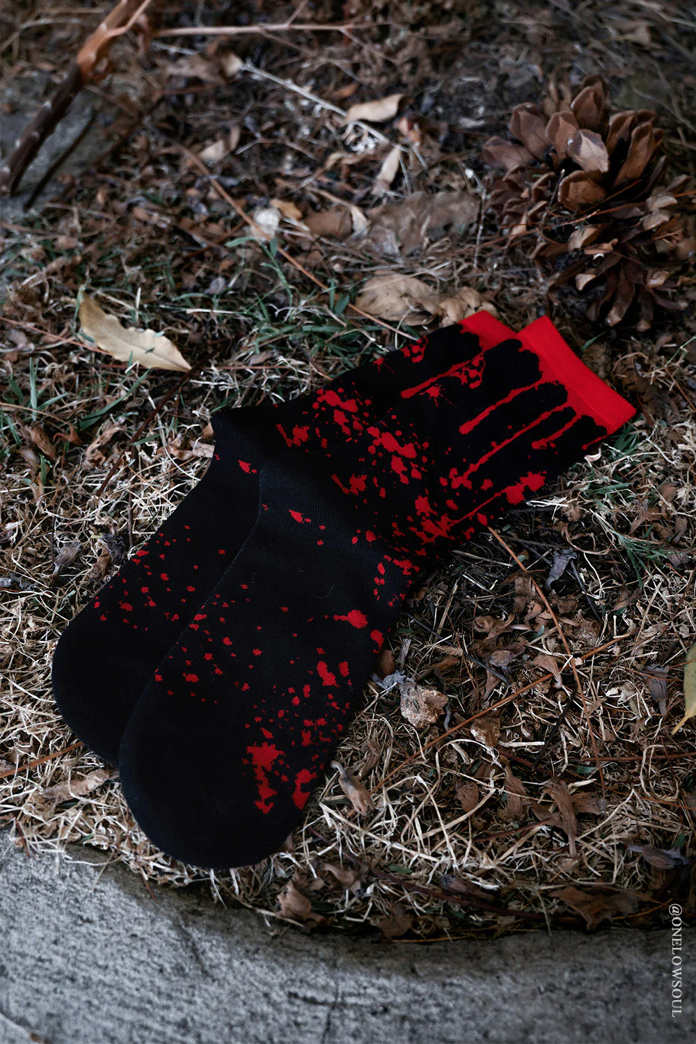 Murder Mystery Blood Splatter Socks - Image 6