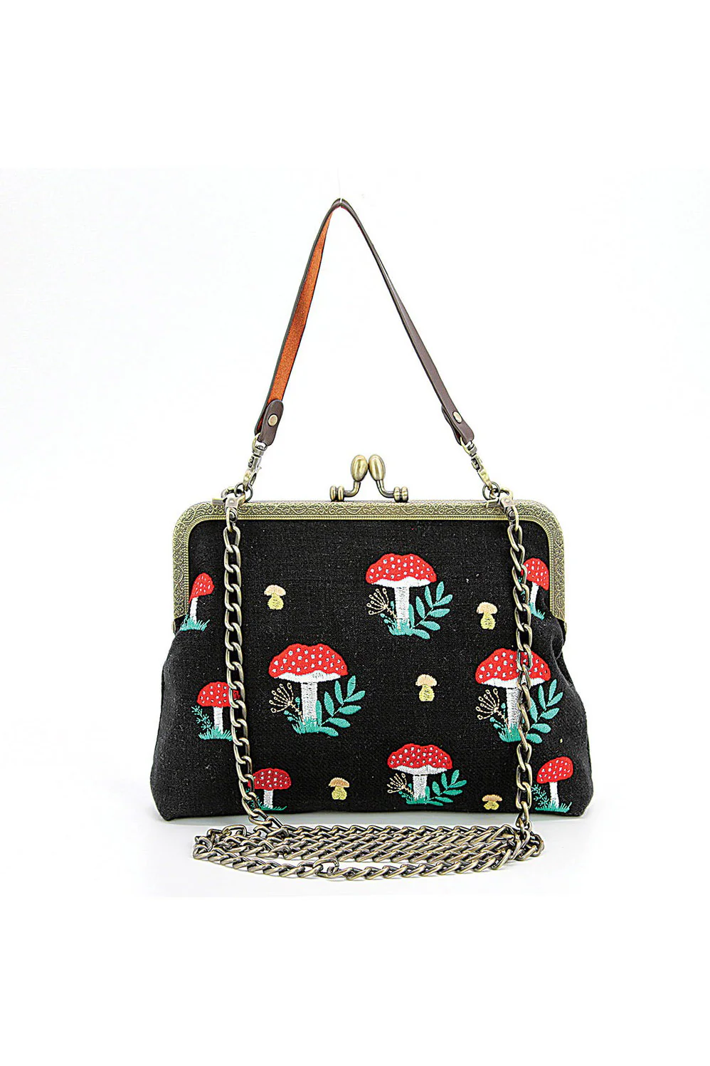 Mushrooms Kisslock Bag - Image 3