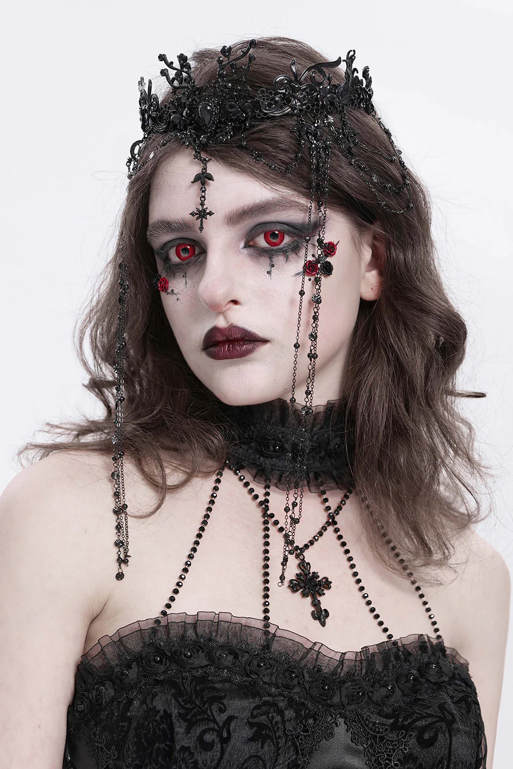 Mystic Royalty Beaded Crown - Image 2