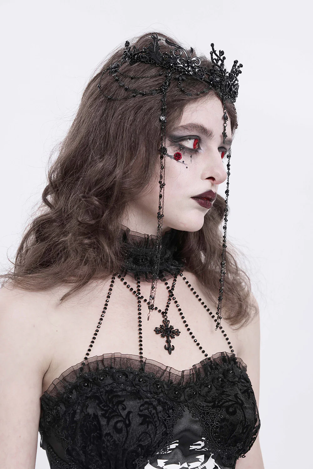 Mystic Royalty Beaded Crown - Image 4
