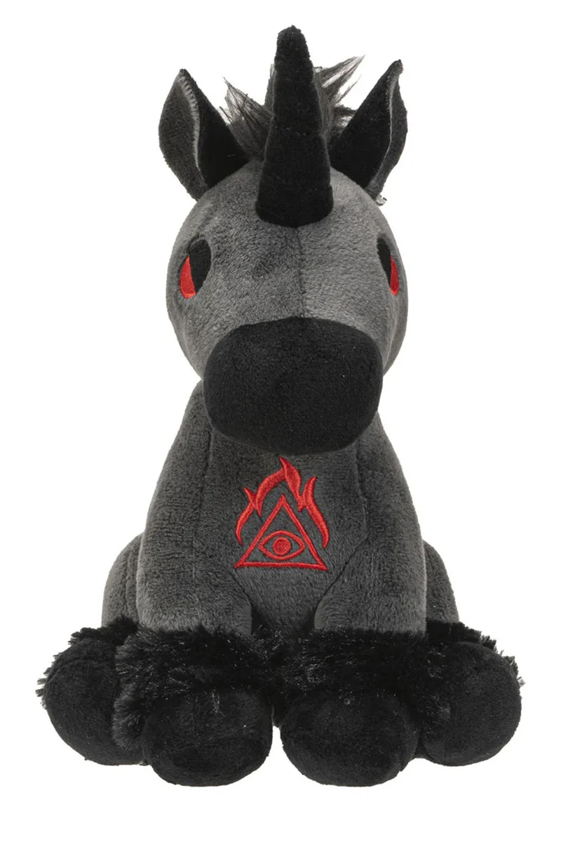Mystical Black Unicorn Plush - Image 2