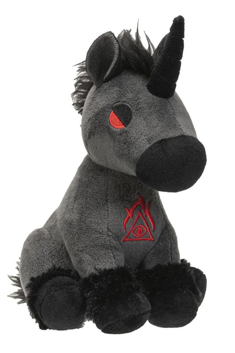 Mystical Black Unicorn Plush - Image 4