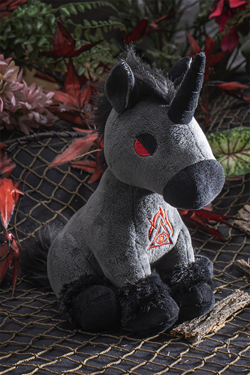 Mystical Black Unicorn Plush - Image 5