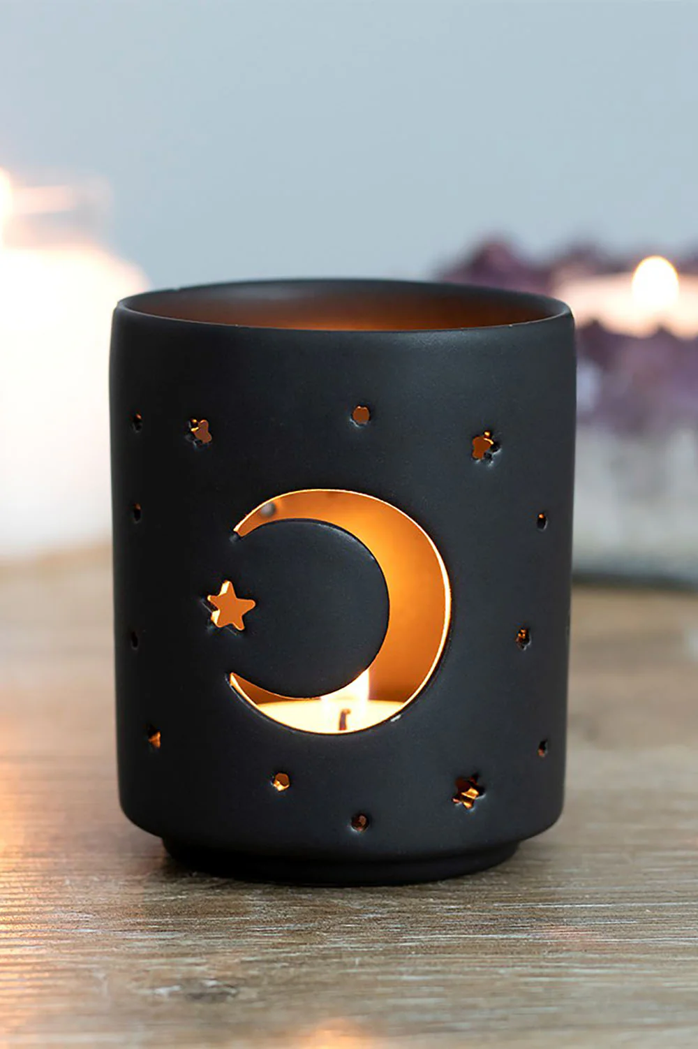 Mystical Moon Tea Light Holder - Image 2