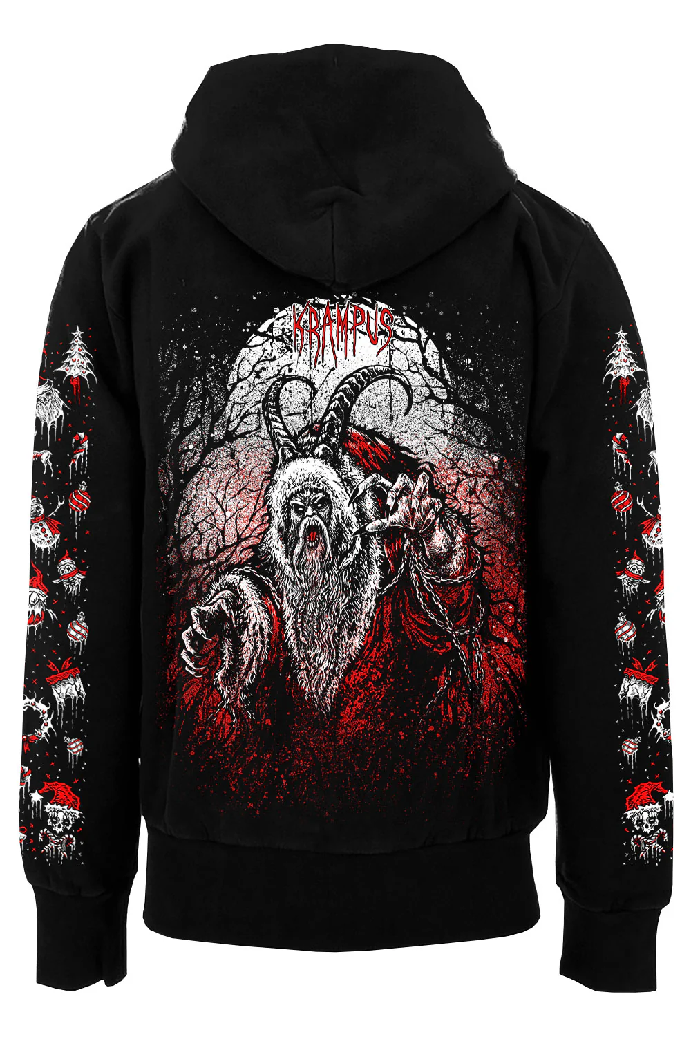 Naughty List Krampus Hoodie - Image 2