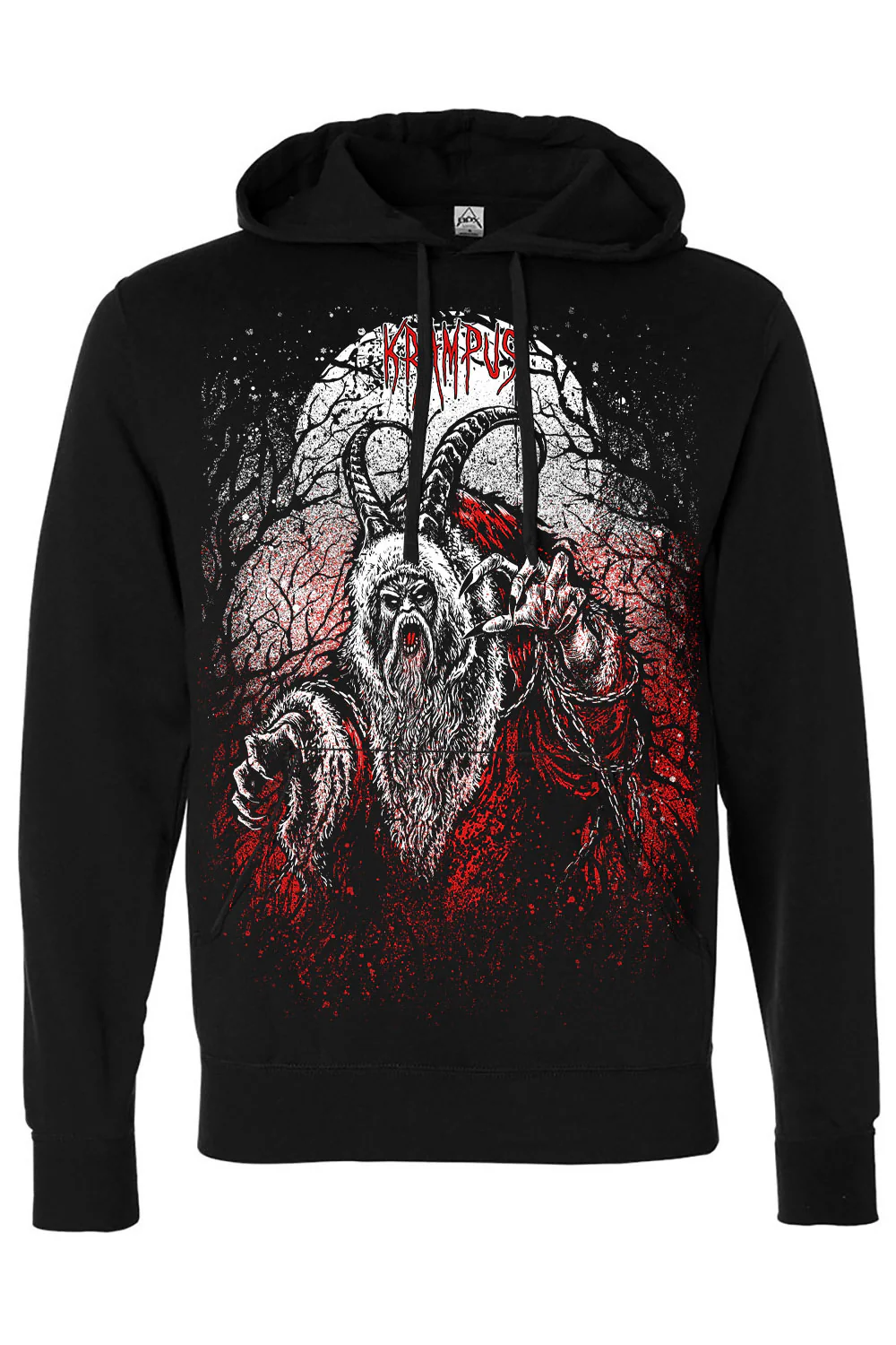 Naughty List Krampus Hoodie - Image 3