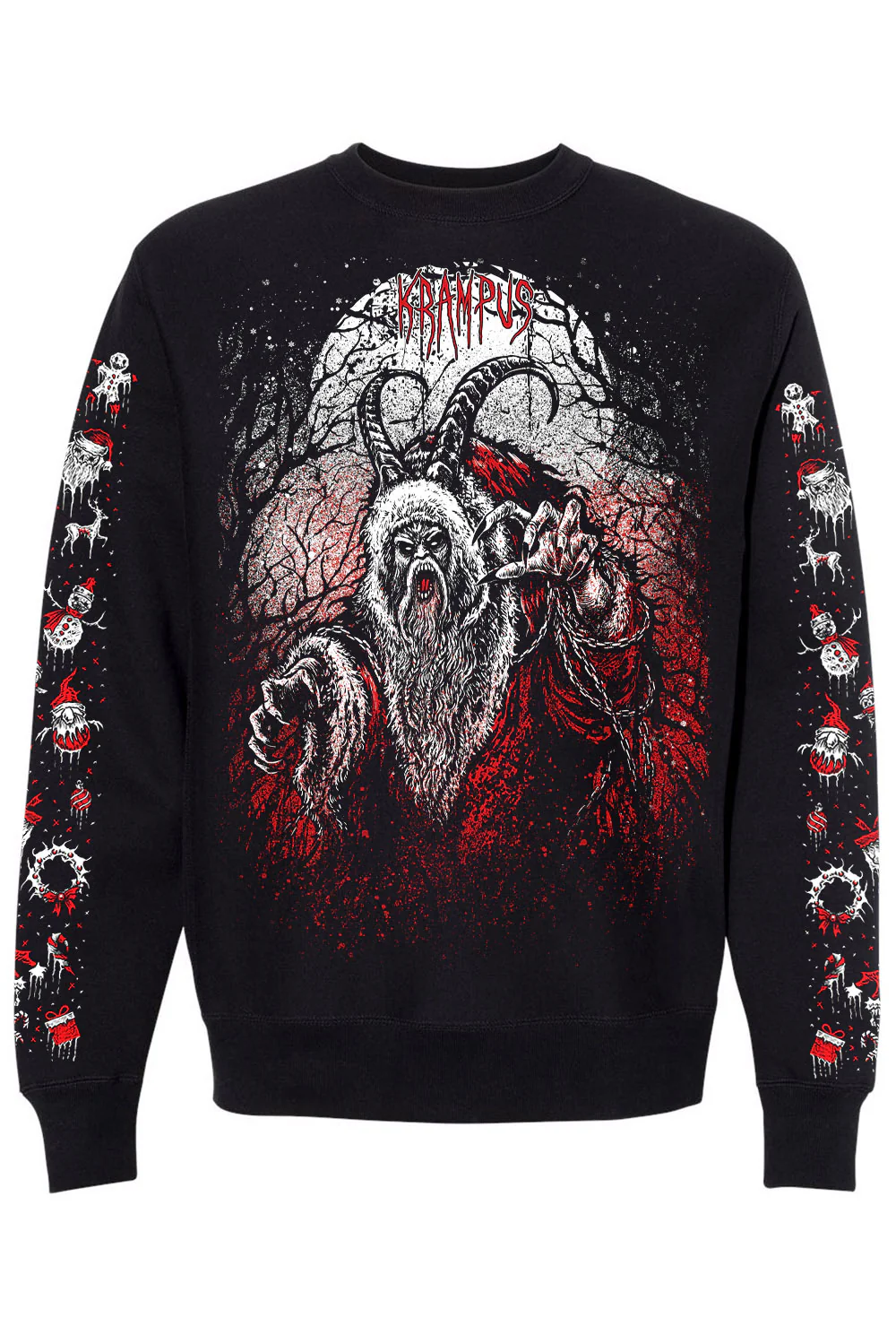 Naughty List Krampus Sweatshirt - Image 3