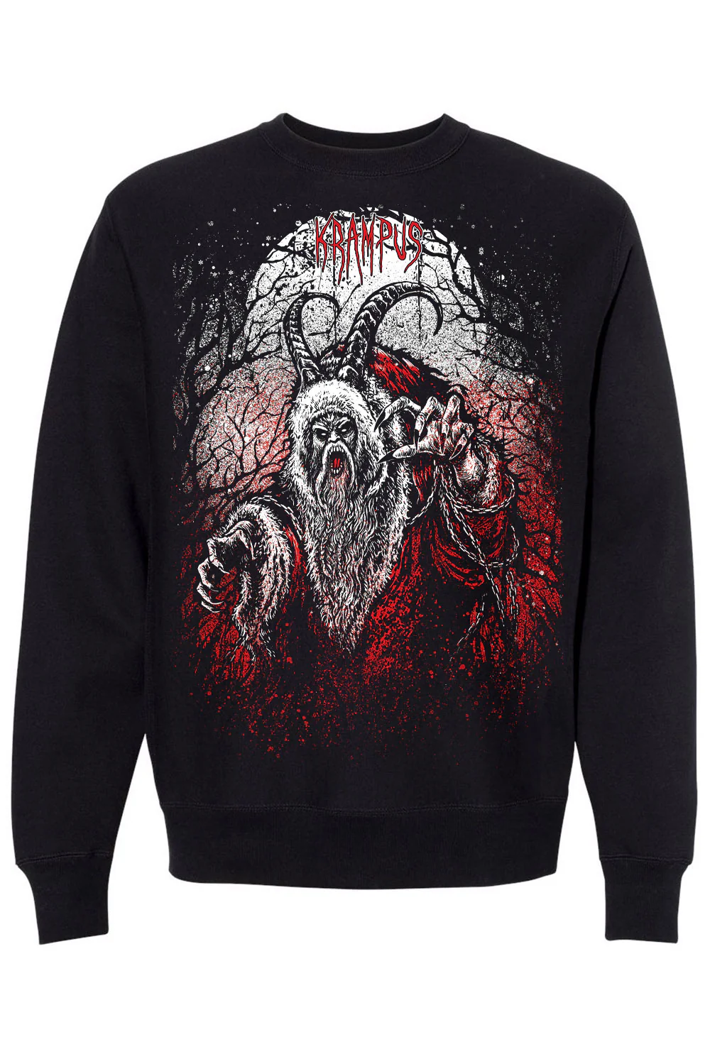 Naughty List Krampus Sweatshirt - Image 4