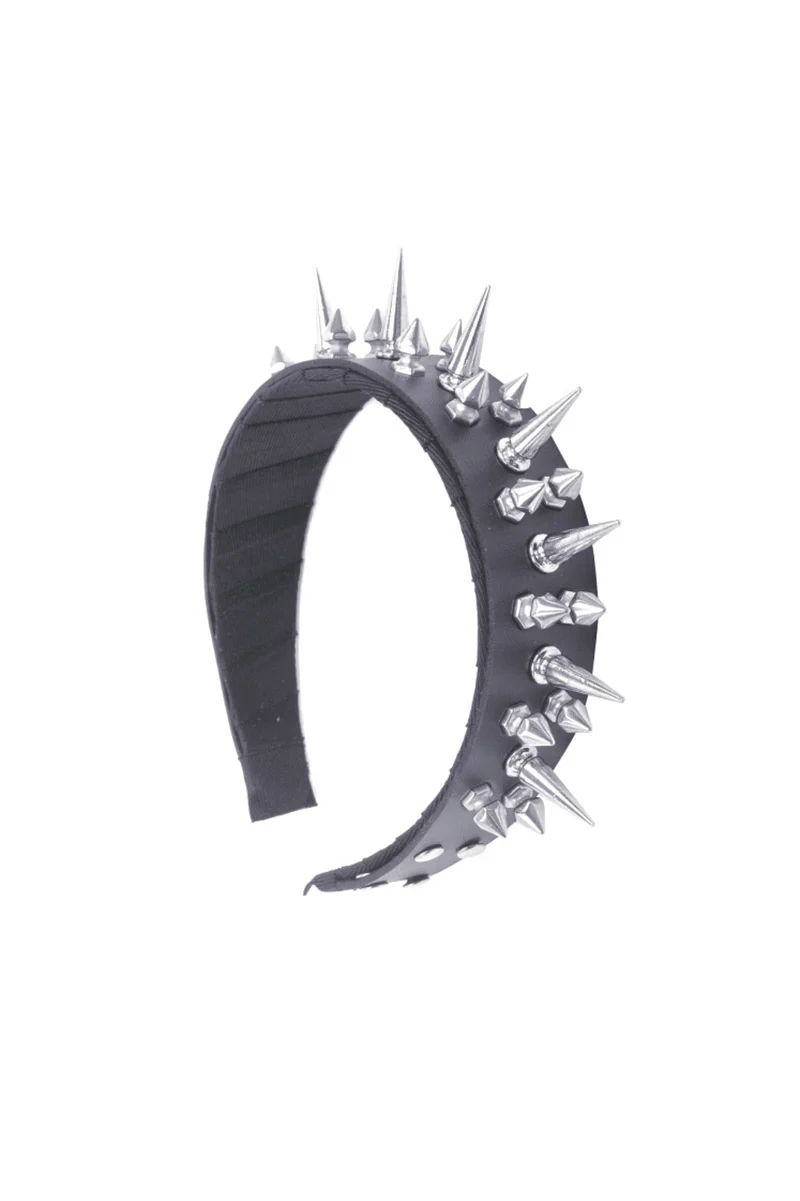 Necro Punk Spike Headband - Image 5