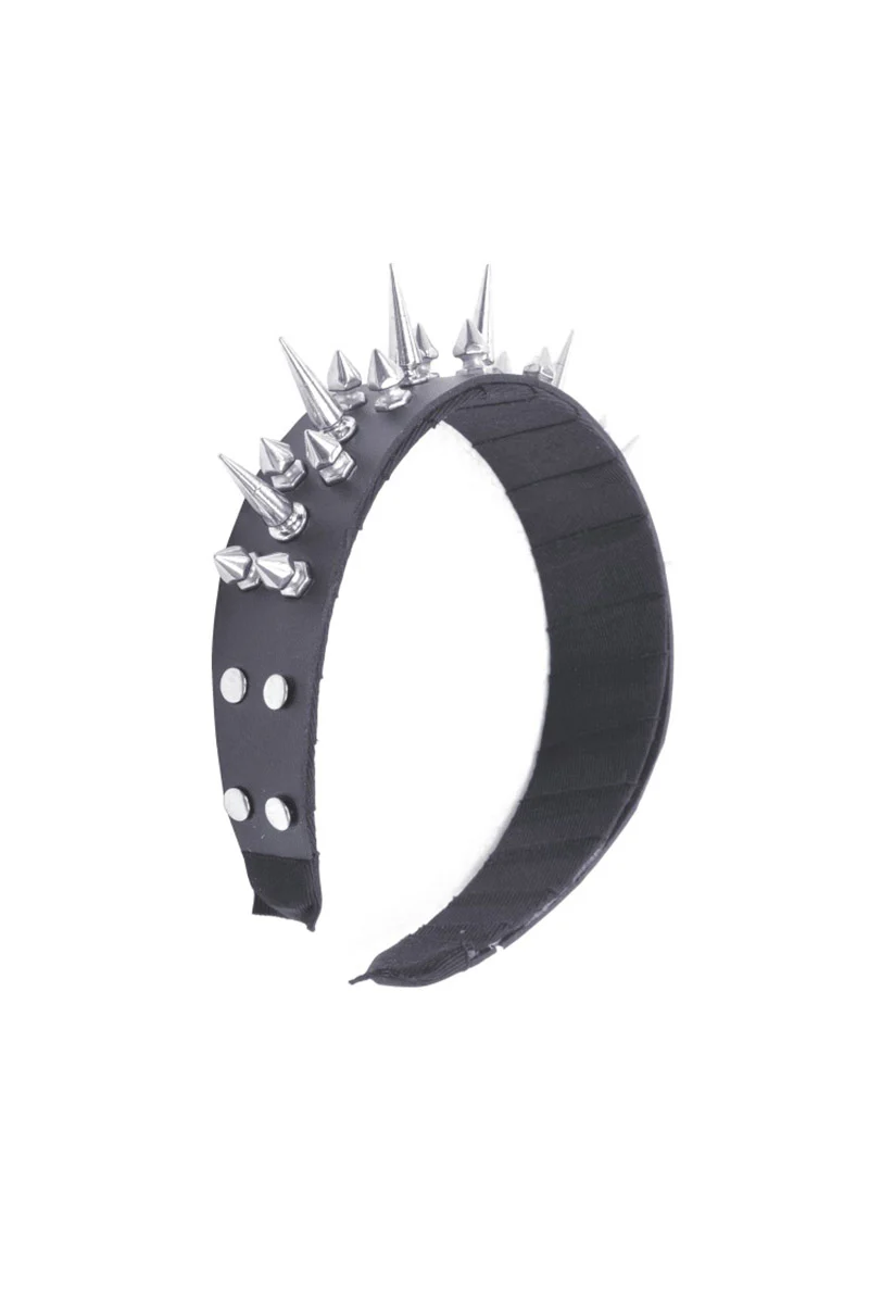 Necro Punk Spike Headband - Image 6