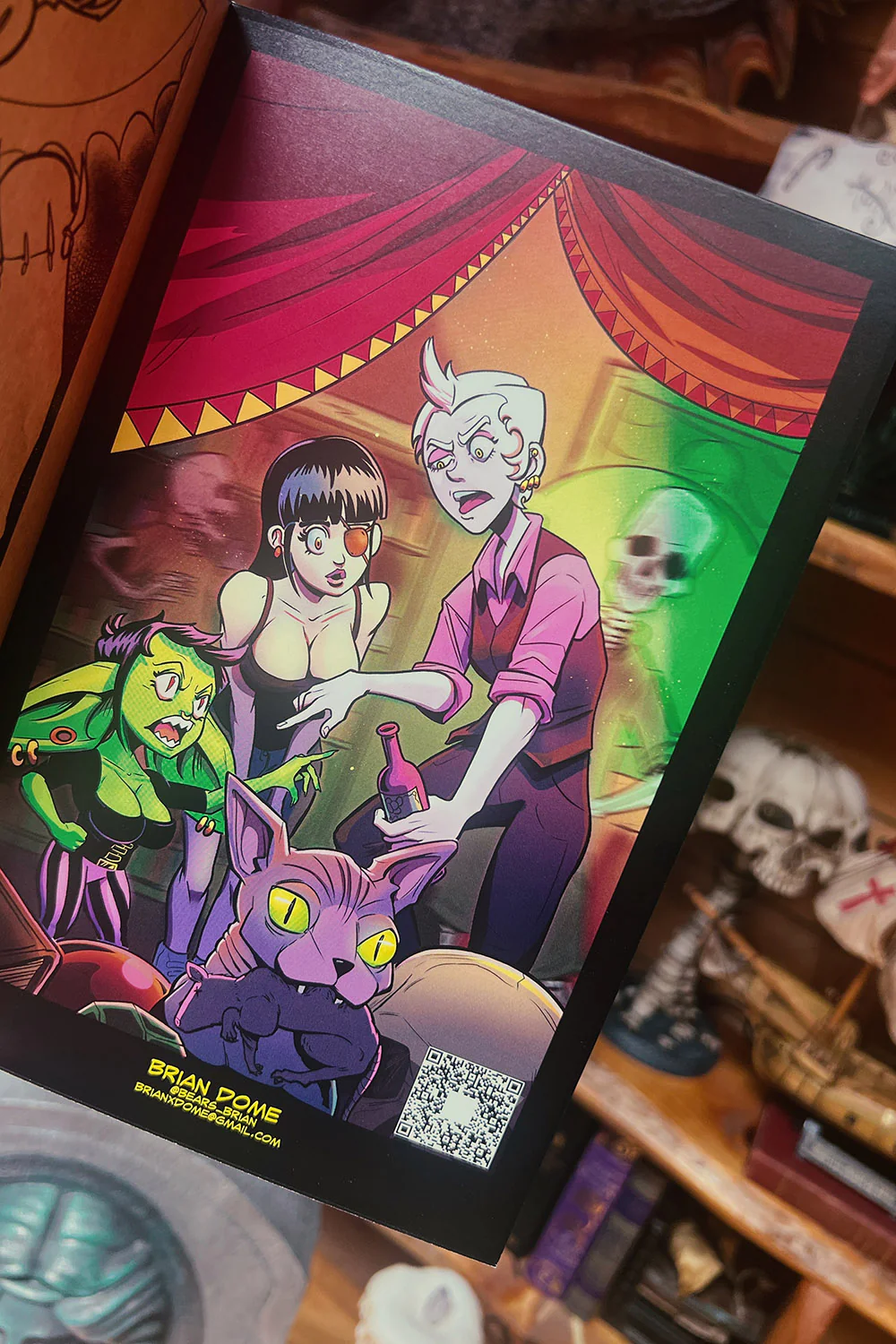 Necroholic Comic Book #3 [Signed by Author] - Image 2