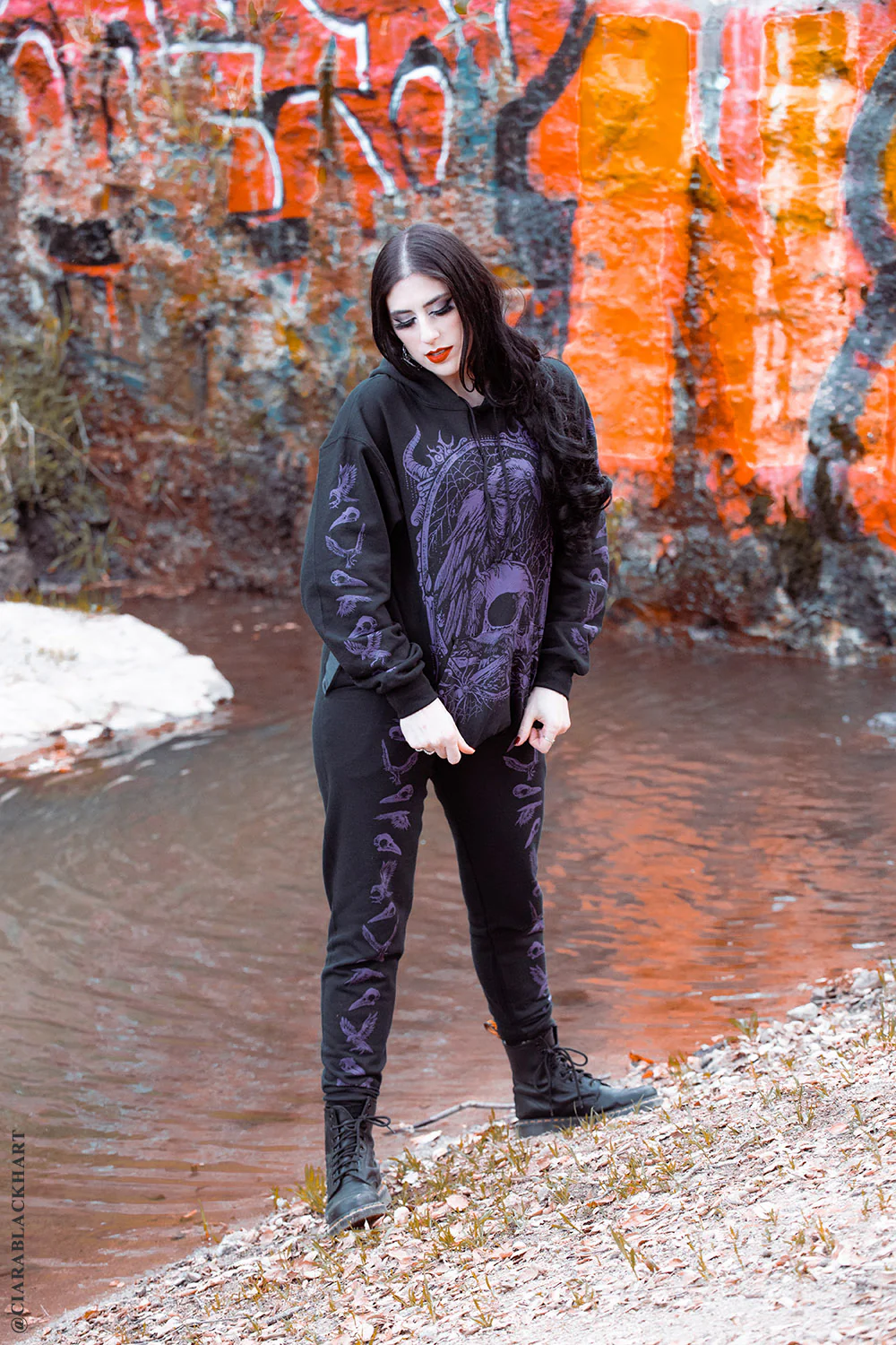 Nevermore Raven Joggers [PURPLE] - Image 7