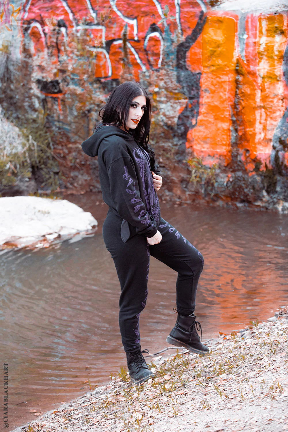 Nevermore Raven Joggers [PURPLE] - Image 8