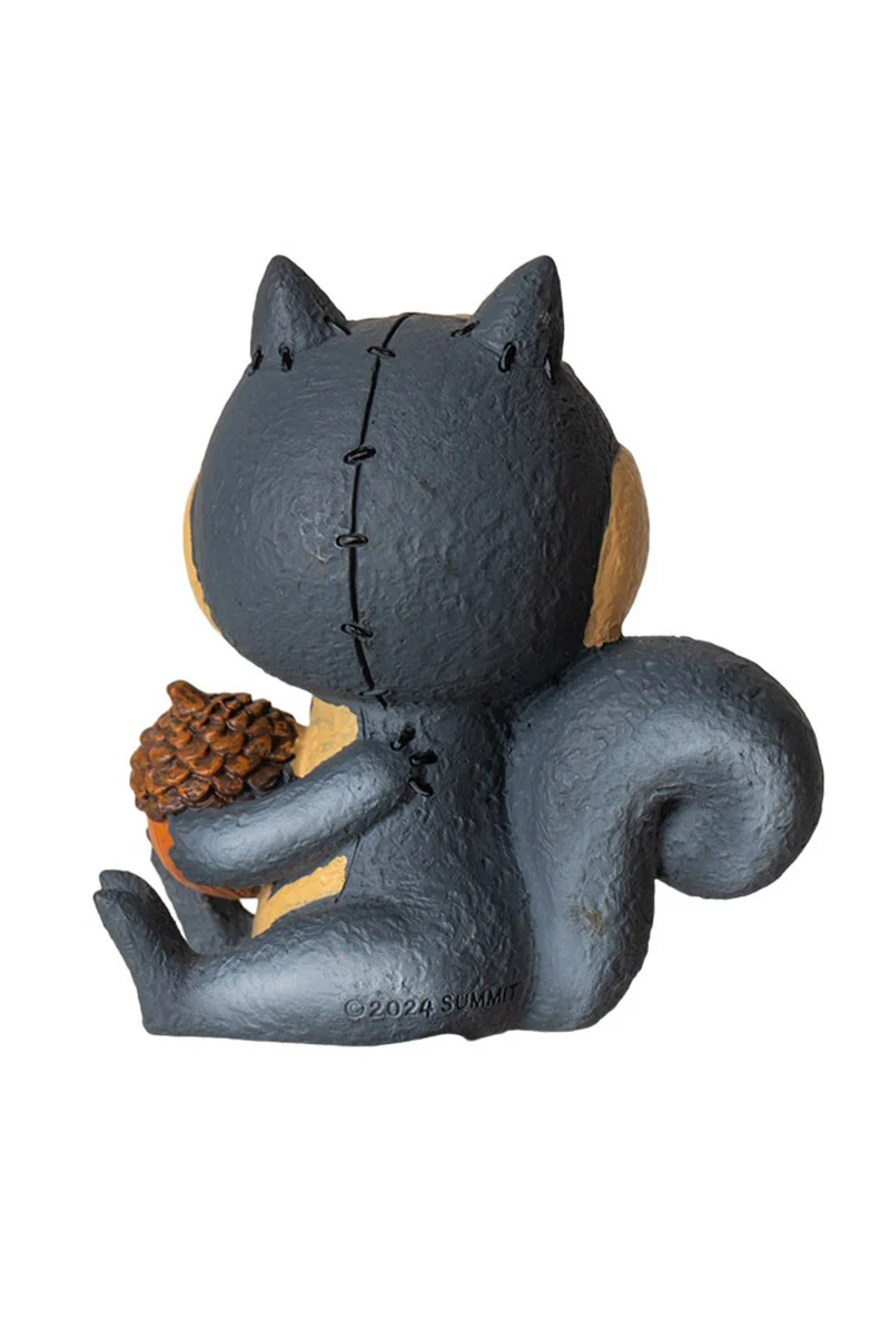 Nibbles the Spooky Squirrel Statue - Image 3