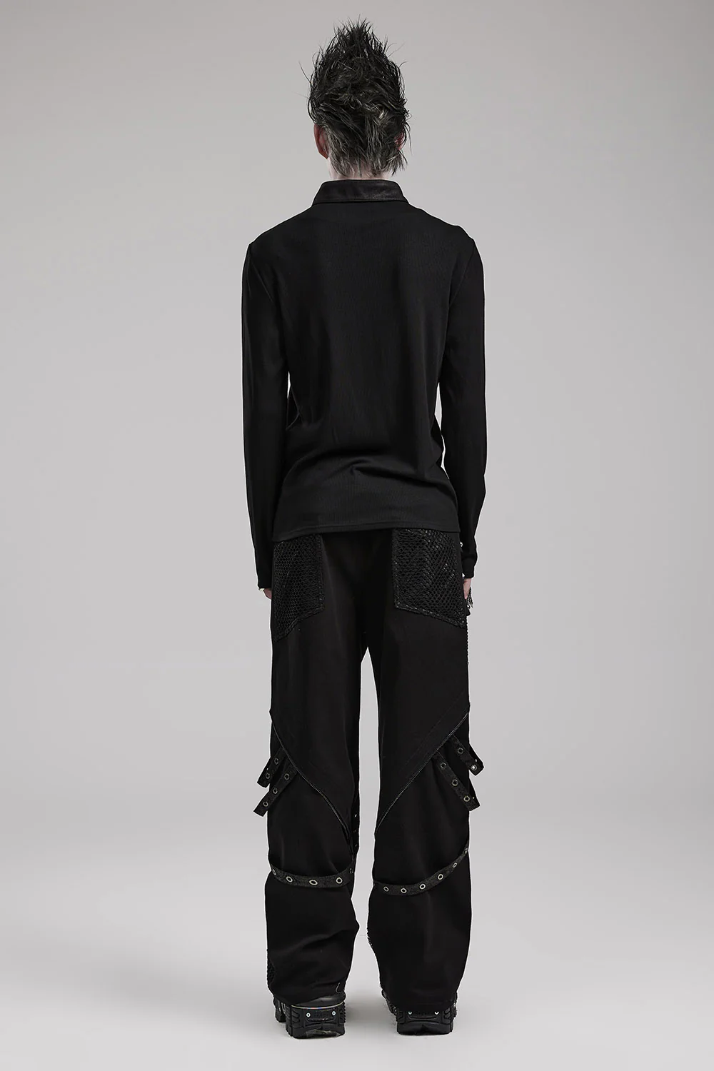 Night Cometh Baggy Pants [BLACK] - Image 6