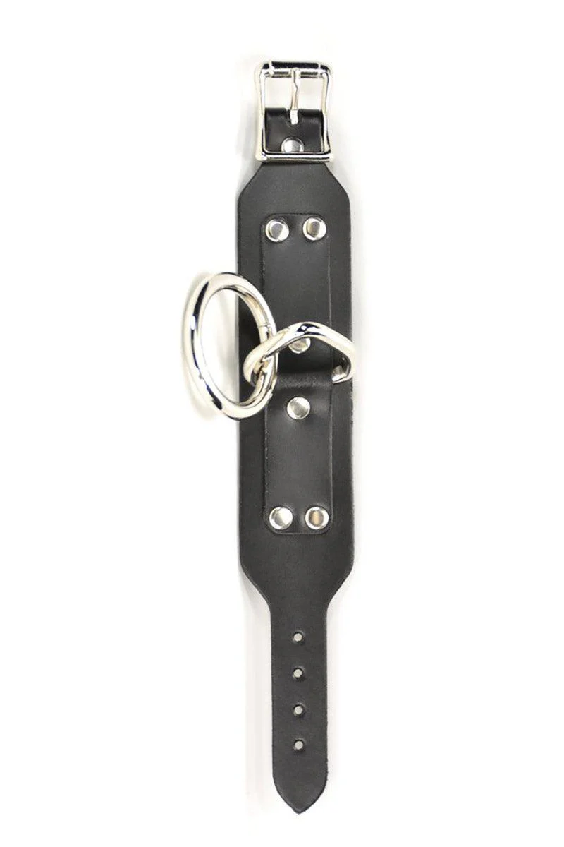 Night Creature Leather Cuff Bracelet - Image 3