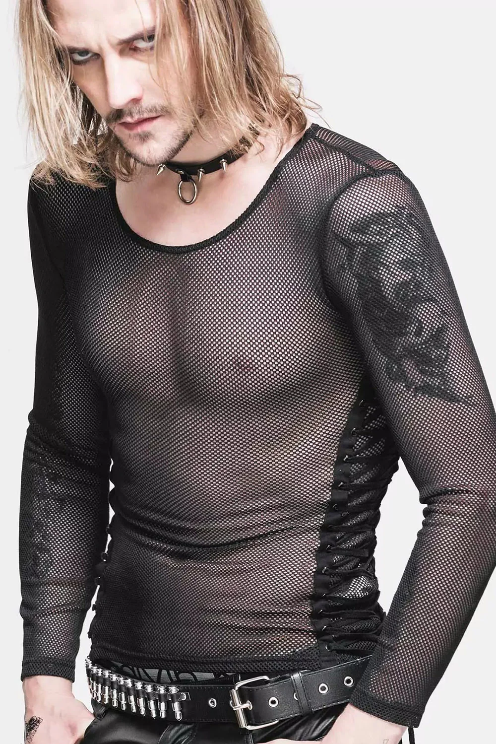 Night Creepture Fishnet Top - Image 3