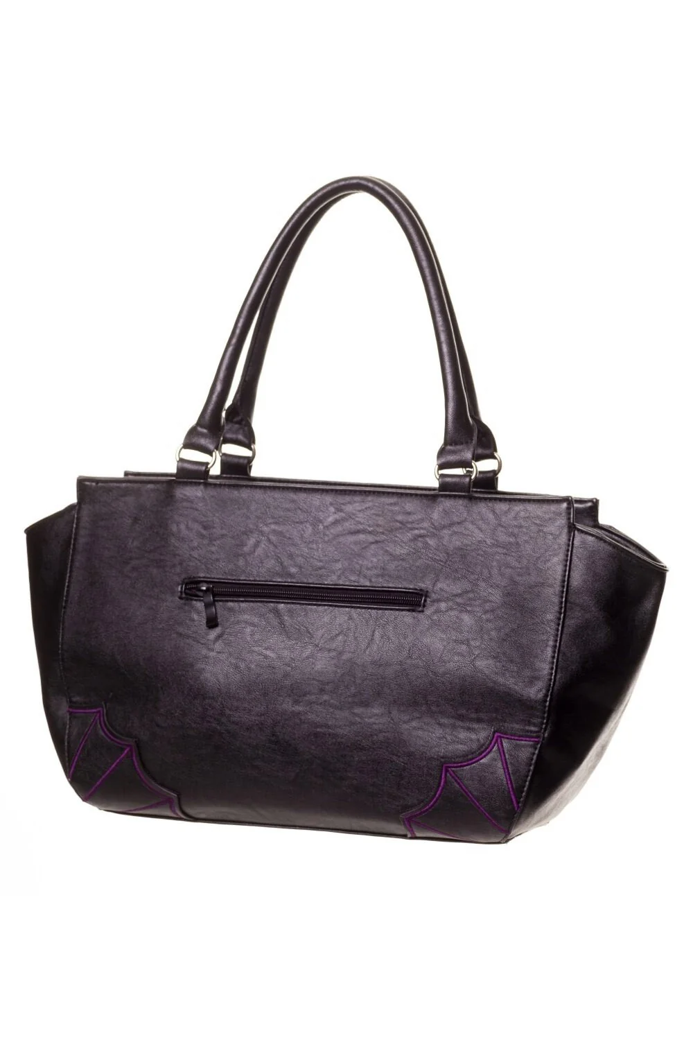 Night Flight Bat Handbag [BLACK/PURPLE] - Image 2