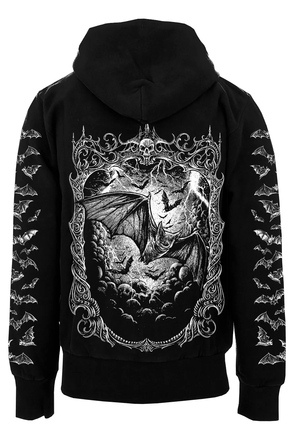 Night Flight Bat Hoodie - Image 2