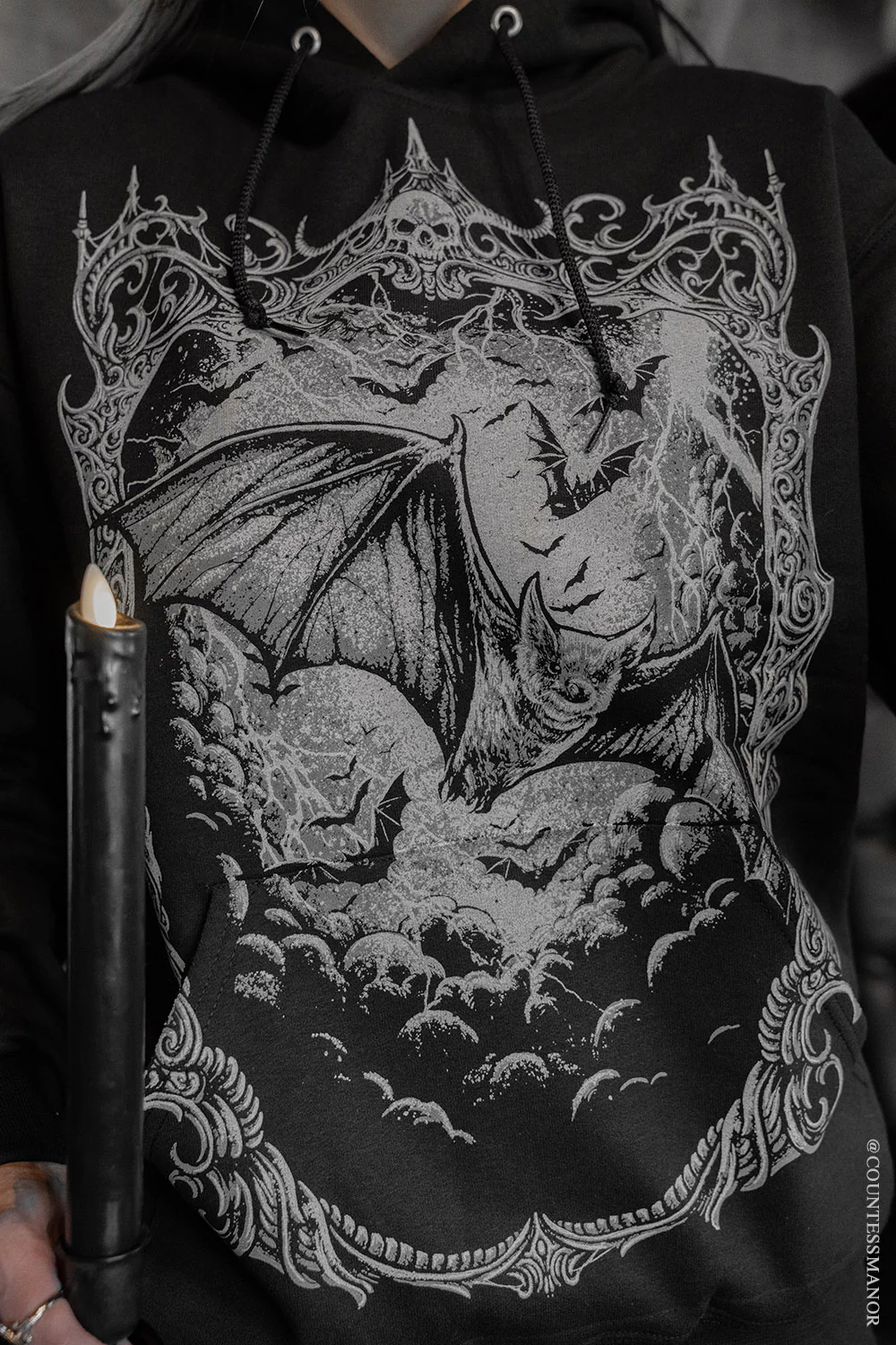 Night Flight Bat Hoodie - Image 3