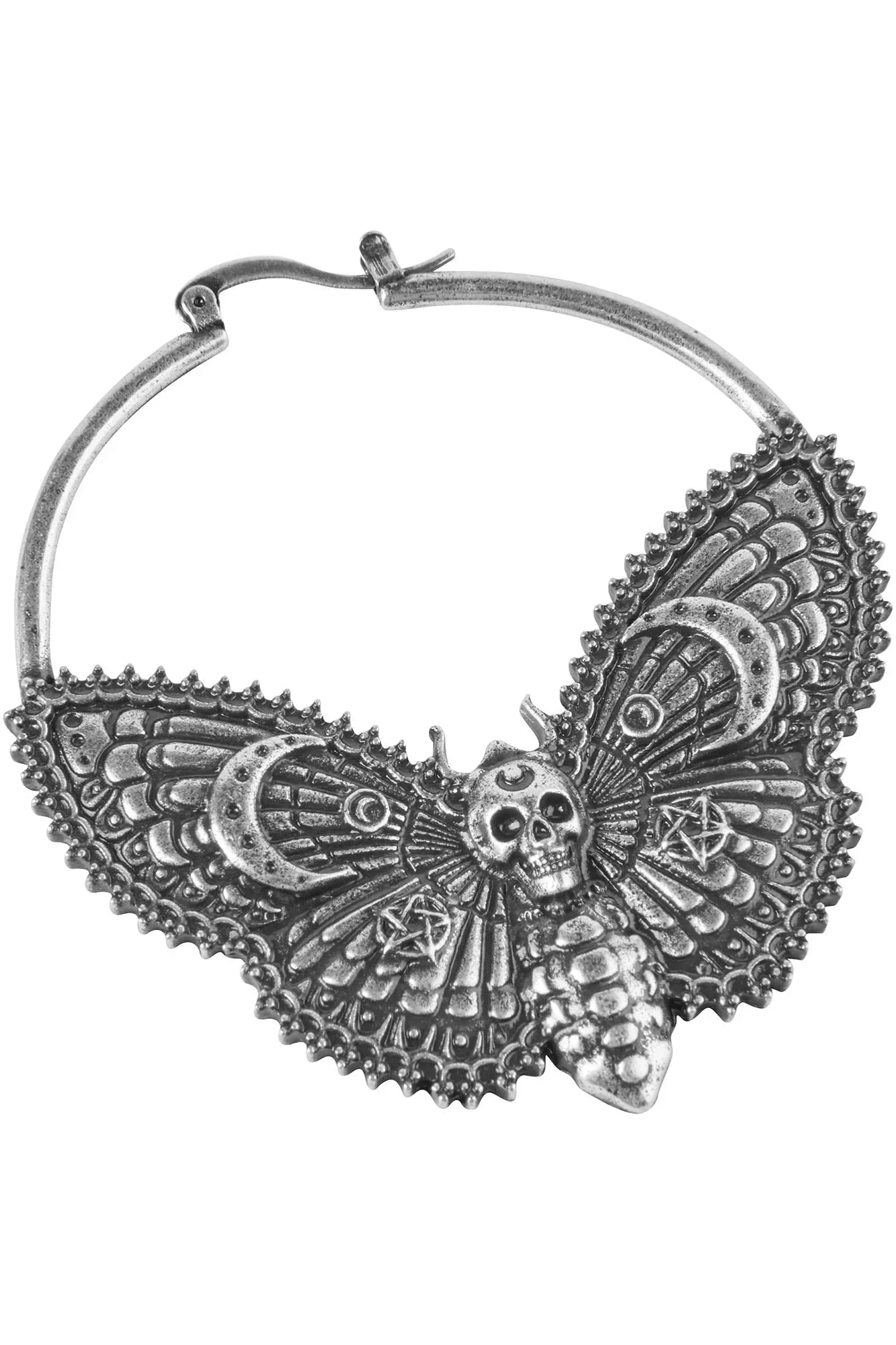Night Flutter Hoop Earrings - Image 3