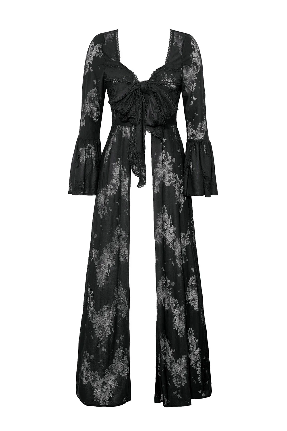 Night Garden Lace Duster Robe - Image 8