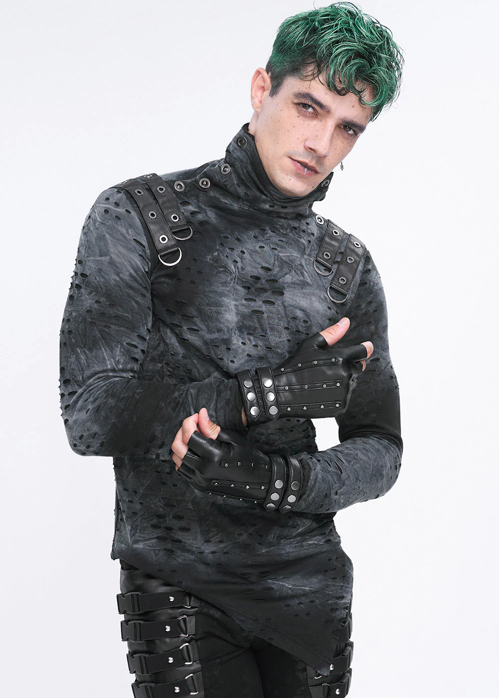 Night Rider Moto Gloves - Image 2