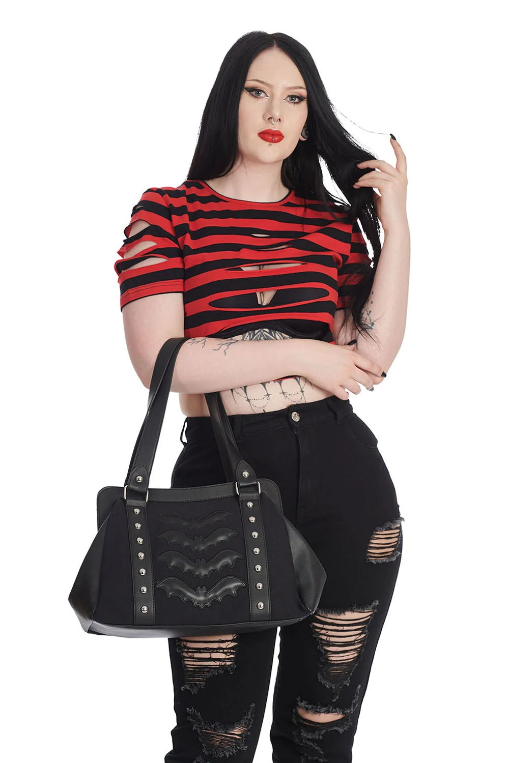 Night Wings Handbag [BLACK] - Image 4