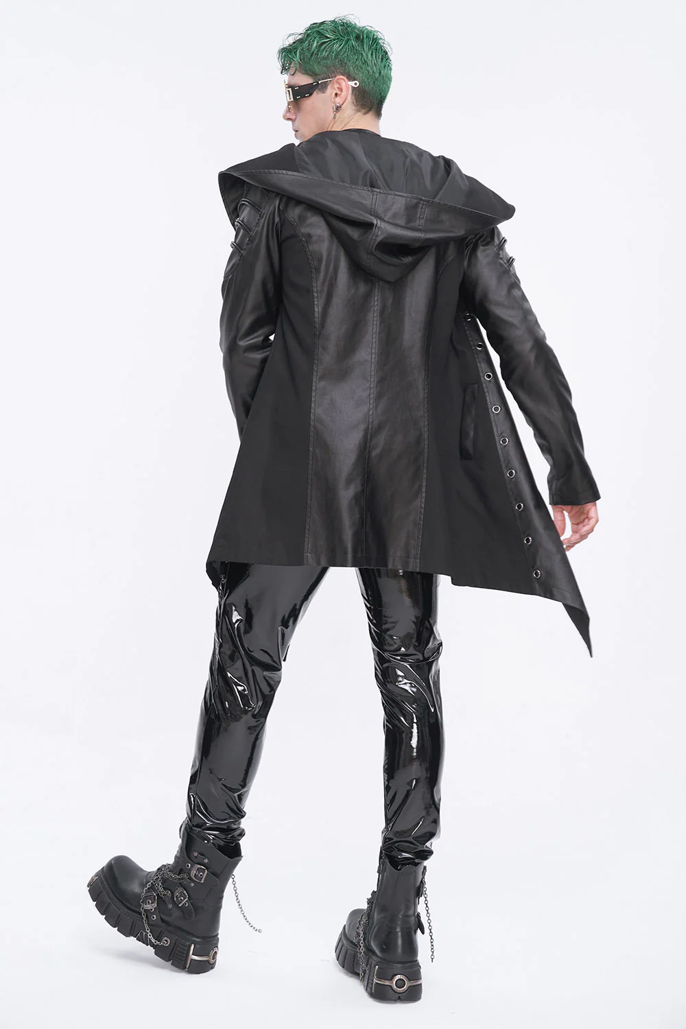 Night Wraith Leather Moto Jacket - Image 5